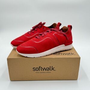 SoftWalk Women’s Stella Red Sneakers Sz 8